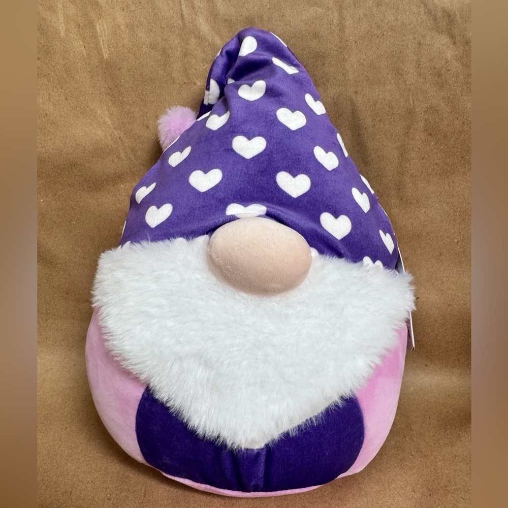 2021 Squishmallows 12” Nefen The Gnome From the Valentine Squad.